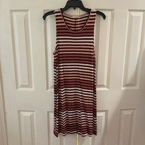 Madewell striped tank mini dress. Size large. Great condition.